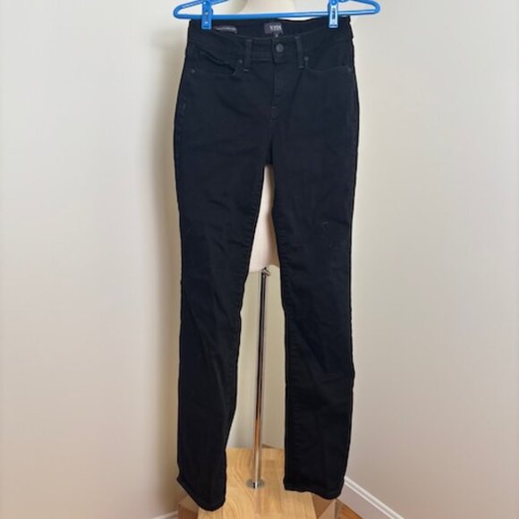 NYDJ black Marilyn stretch jean in size 2 - Picture 1 of 6